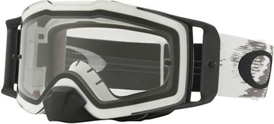 Oakley FRONT LINE MX Clear Lens Goggles - White Speed
