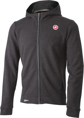 Veste Castelli Milano (polaire, entièrement zippée) - Noir clair - XXL