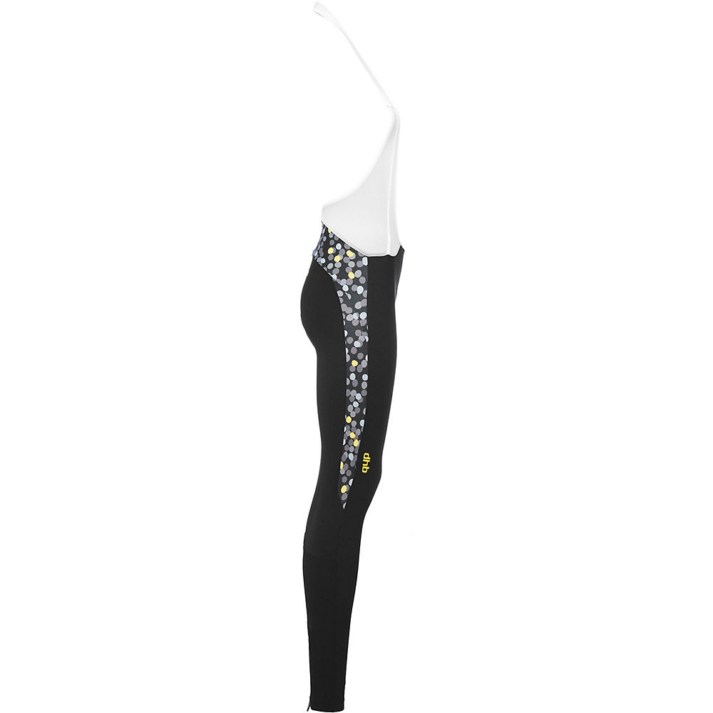 Cuissard long à bretelle Femme dhb Blok Haltertneck Dot - Noir/Multi - UK 14