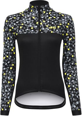 Veste Femme dhb Blok Dot Softshell (coupe-vent) - Noir/Multi - UK 8