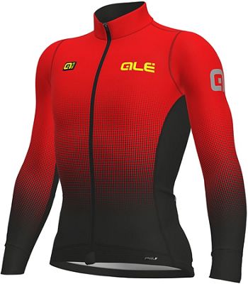 Maillot Alé Dots DWR (manches longues) - Noir/Rouge - XS