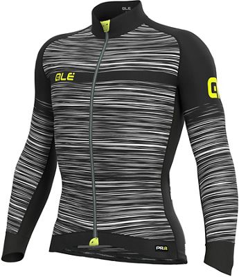 Alé PRR The End Long Sleeve Jersey - Black White - M