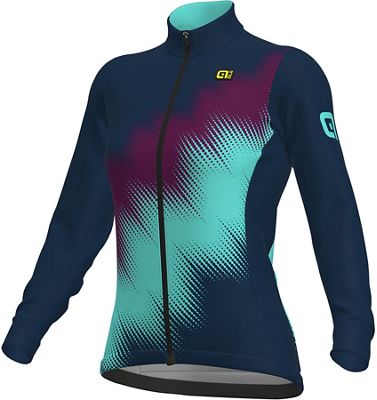 Maillot Femme Alé Pulse (manches longues) - Bleu/Violet/Turquoise