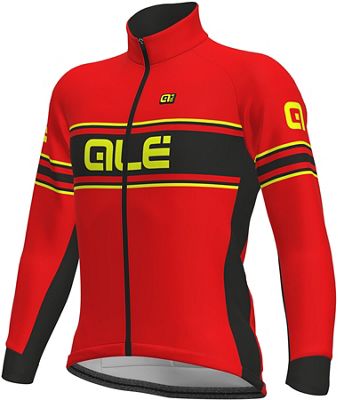 Giacca Alé Vetta DWR  - Red-Black-Fluro Yellow - M, Red-Black-Fluro Yellow