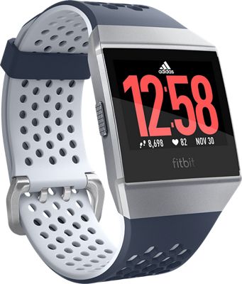 Montre Fitbit Ionic Smart (édition adidas) 2018 - Ink Blue/Ice Grey/Argent