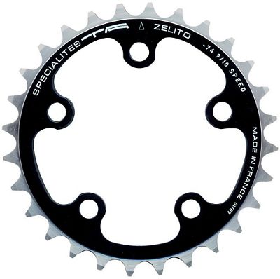Plateau interne de route TA 74 PCD Zelito Triple (24-30 dents) - Noir - 5-Bolt, Noir