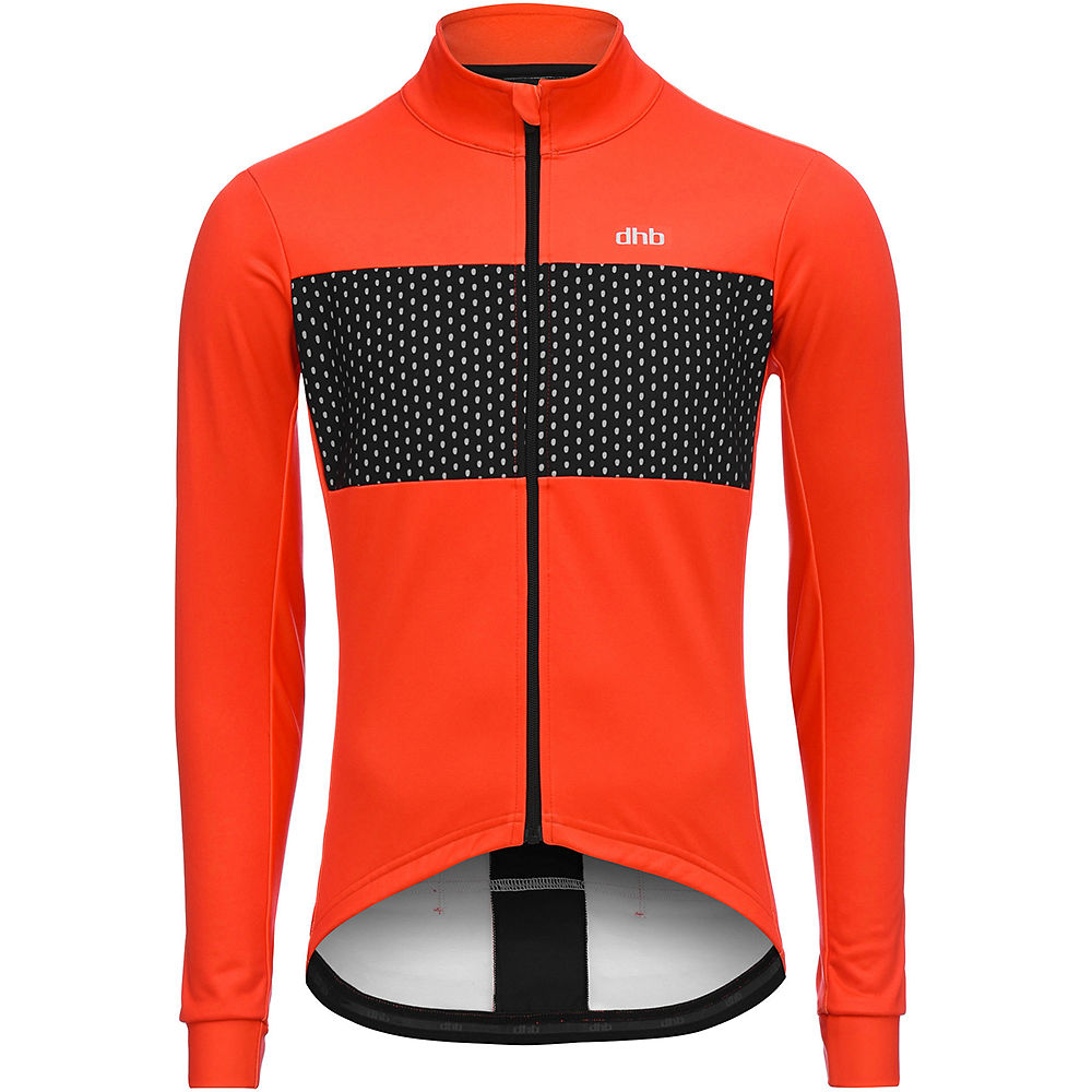 Veste dhb Classic FLT Softshell (thermique) - Orange - Noir