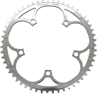 TA Vento Campagnolo Middle Road Chain Ring - Silver - 5-Bolt, Silver