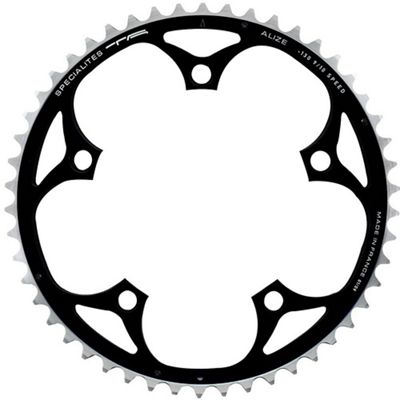 TA 130 BCD Alize Outer Chainring (50-53T) - Black - 5-Bolt, Black