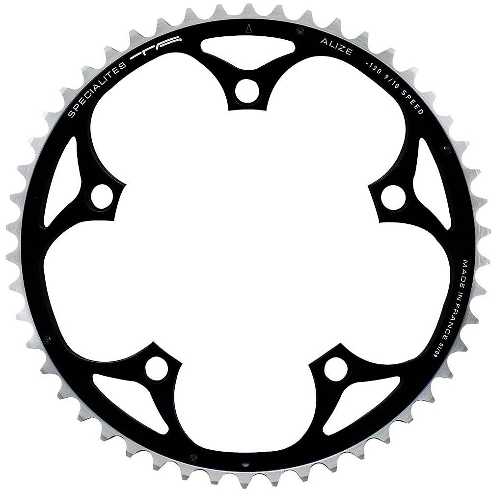 TA Alize Outer Chain Ring (54-56T) - Black - 5-Bolt, Black