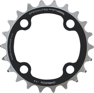 TA Chinnok MTB Inner Chain Ring (64 BCD) - Black - 4-Bolt, Black