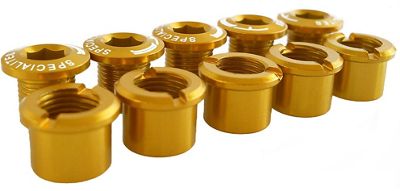 TA Alloy Double Chain Ring Bolts (Set of 5) - Gold, Gold