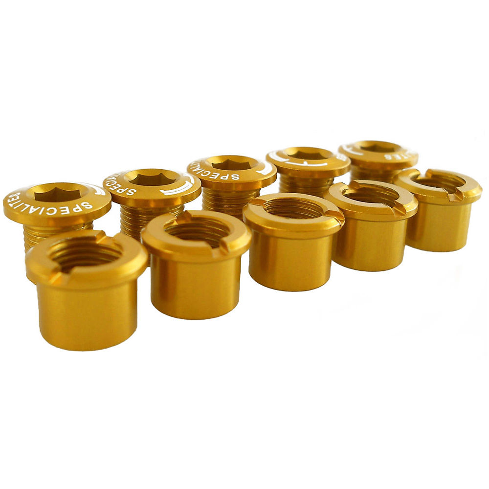TA Alloy Double Chain Ring Bolts (Set of 5) - Gold, Gold
