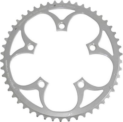 TA 110 PCD Zephyr Outer Road Chainring - Silver - 5-Bolt, Silver