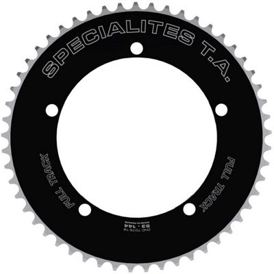 TA Full Track Chain Ring (144 BCD) - Black - 144mm, Black