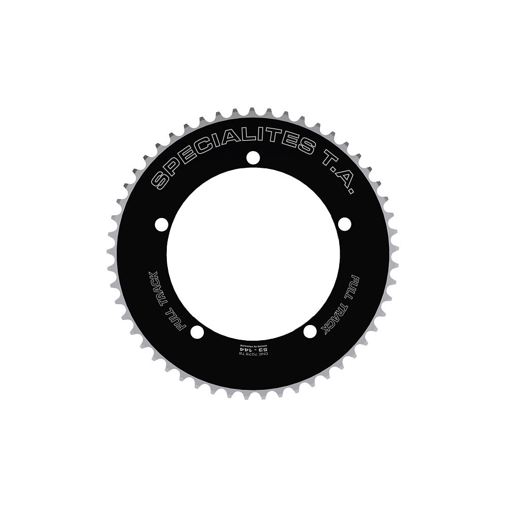 TA Full Track Chain Ring (144 BCD) - Black - 56t}, Black