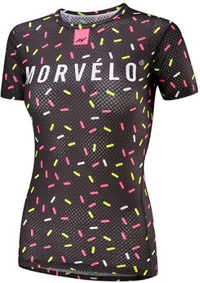 Maillot de corps Femme Morvélo Strands (manches courtes) - Noir/Multi - XS