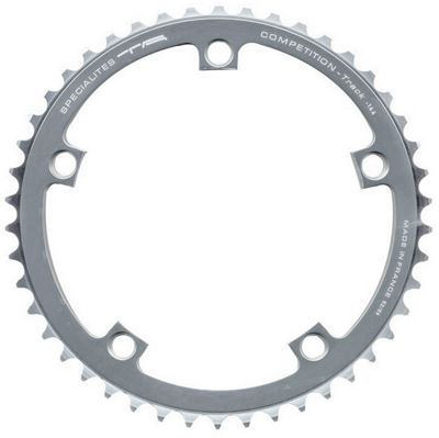 TA Shimano-Campag Track Chainring (144 BCD) - Silver - 5-Bolt, Silver