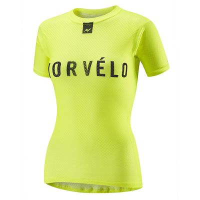 Maillot de corps Femme Morvélo Definitive Fluro (manches courtes) - Jaune/Noir