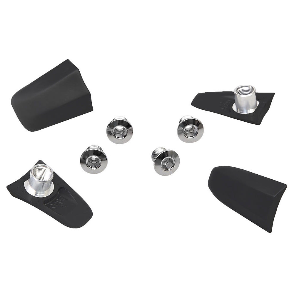 TA 105 5800 Chain Ring Bolt Covers - Black - One Size}, Black