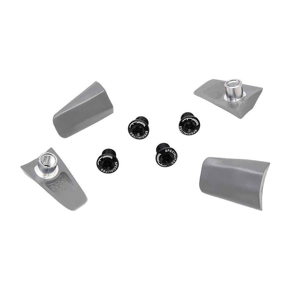 TA Ultegra 6800 Chain Ring Bolt Covers - Grey - One Size}, Grey
