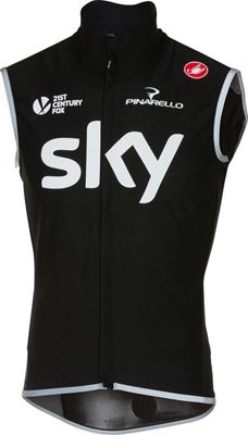 Gilet Castelli Team Sky Perfetto 2018 - Sky Blue-Black Stripe, Sky Blue-Black Stripe