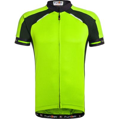 Funkier Kids Force Short Sleeve Jersey  - Jaune/Noir - M, Jaune/Noir