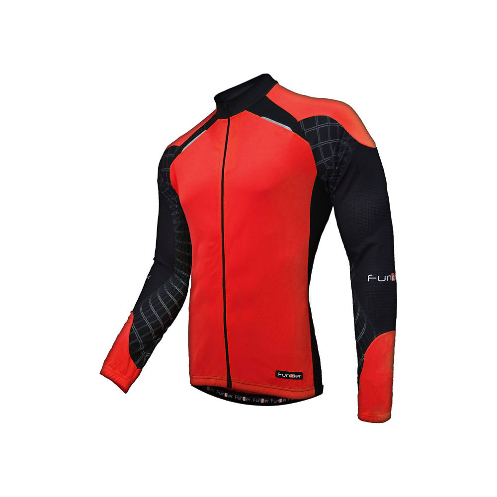 Funkier Kids Force Long Sleeve Jersey - Rouge - XL, Rouge
