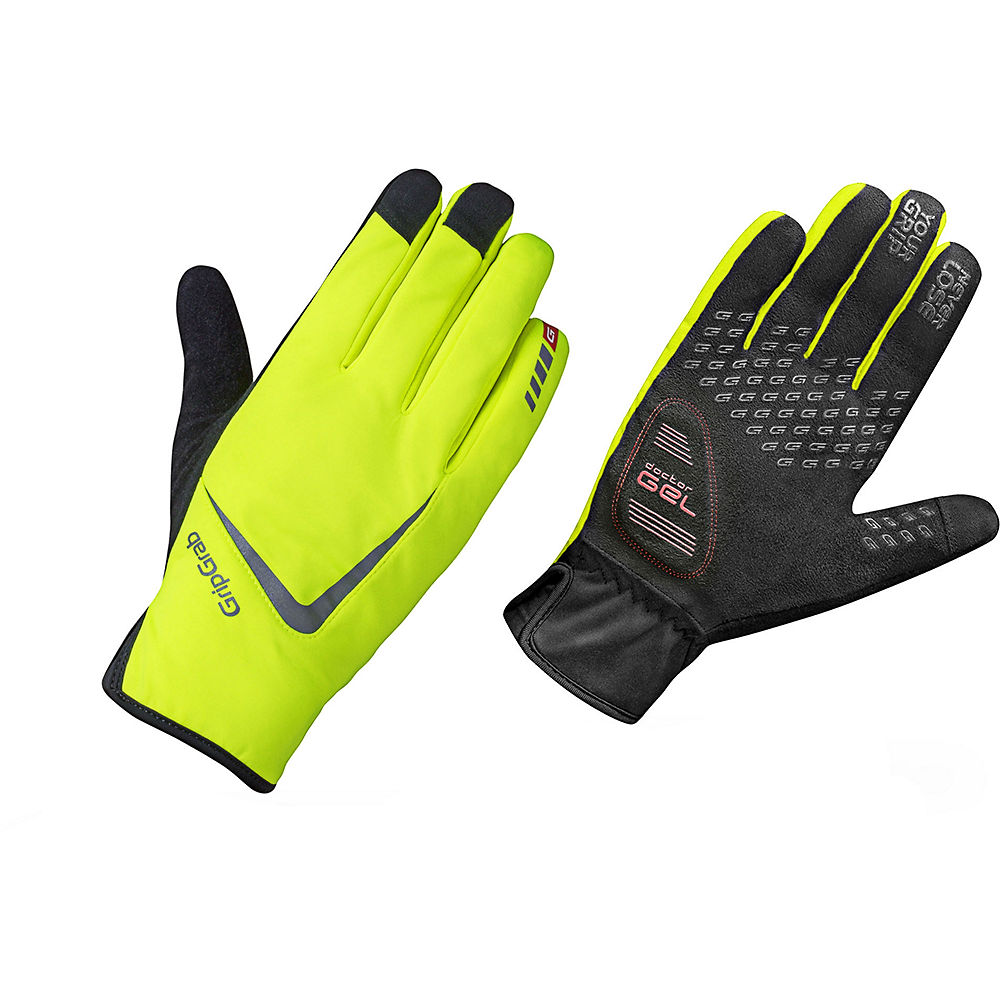 GripGrab Cloudburst Hi-Vis Waterproof Midseason G - Jaune fluo, Jaune fluo