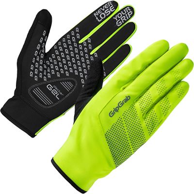 GripGrab Ride Hi-Vis Windproof Midseason Glove - Fluo Yellow - XS}, Fluo Yellow