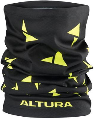Altura Neck Warmer - Black-Hi-Viz Yellow - One Size