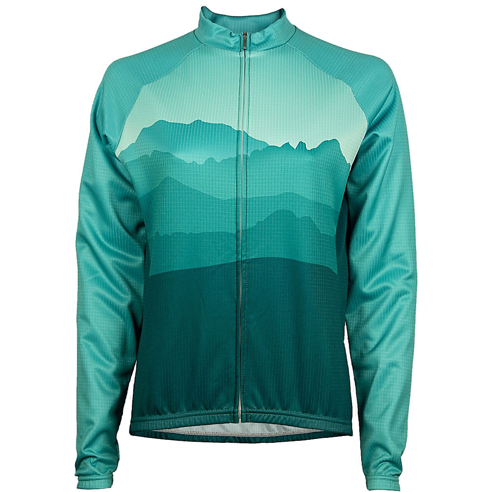 Primal Women's La Plata Heavyweight L-S Jersey - Vert - XS
