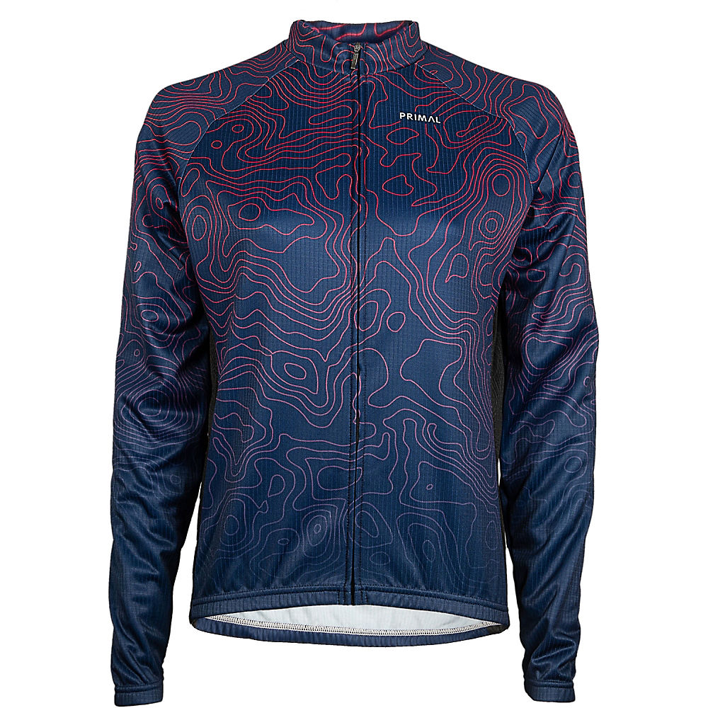 Primal Women's Augusta Heavyweight L-S Jersey - Noir/Rose - XL