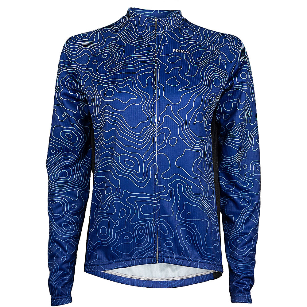 Primal Women's Augusta Heavyweight L-S Jersey - Bleu-Black