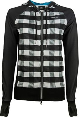 Primal Women's Shasta Traceuse Hoodie 2018 - Noir - blanc, Noir - blanc