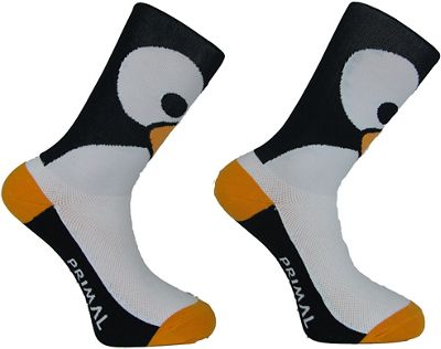 Primal Flipper Feet Socks - Black-White - S/M}, Black-White