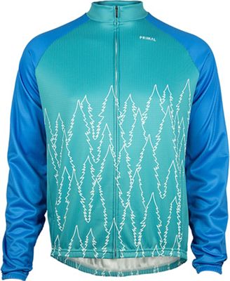 Primal Belford Heavyweight Long Sleeve Jersey  - Bleu/Turquoise, Bleu/Turquoise