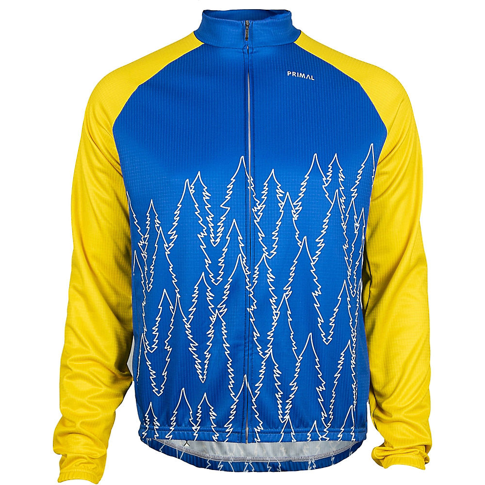 Primal Belford Heavyweight Long Sleeve Jersey - Bleu/Jaune