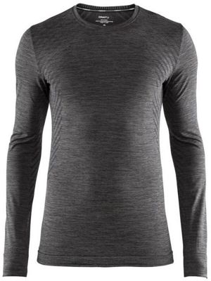 Maillot de corps Craft Fuseknit Comfort RN (manches longues)  - Black Melange, Black Melange