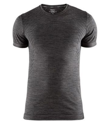 Maillot de corps Craft Fuse Knit Comfort RN (manches courtes)  - Black Melange, Black Melange