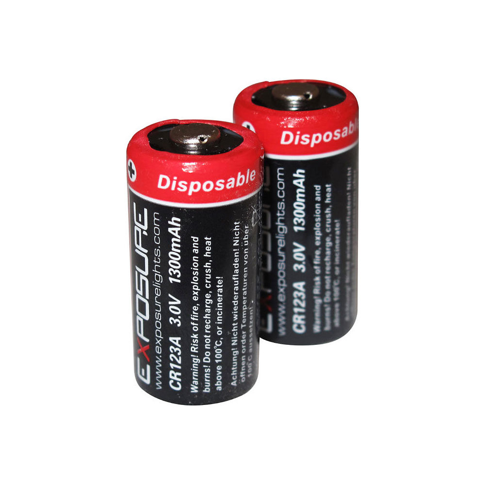 Exposure Disposable CR123 Batteries - Noir