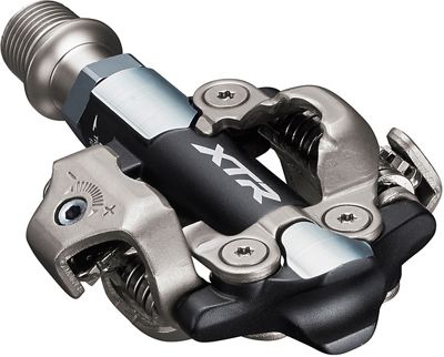 Shimano XTR M9100 Cross-Country Race Pedal - Grey - Standard Axle}, Grey