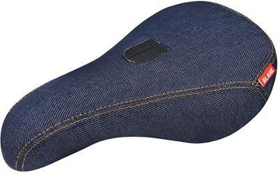 Blank Mid Pivotal BMX Seat - Blue, Blue