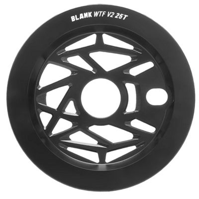 Blank WTF 2 Bashguard Sprocket - Black - 25t, Black