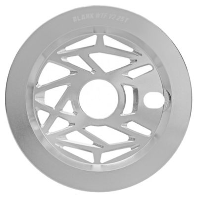 Blank WTF 2 Bashguard Sprocket - Polished - 25t, Polished