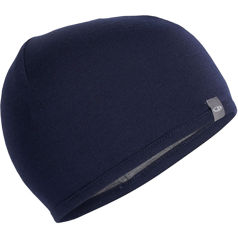 Icebreaker Pocket Hat - Midnight Navy-Gritstone Heather - One Size, Midnight Navy-Gritstone Heather