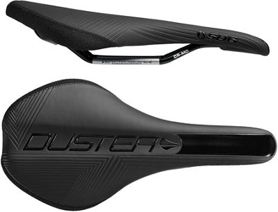 SDG Duster Mtn P Cro-Mo Rail MTB Saddle - Black-Red - 140mm Wide, Black-Red