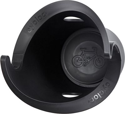 Cycloc Solo Wall Mounted Bike Holder - Black, Black