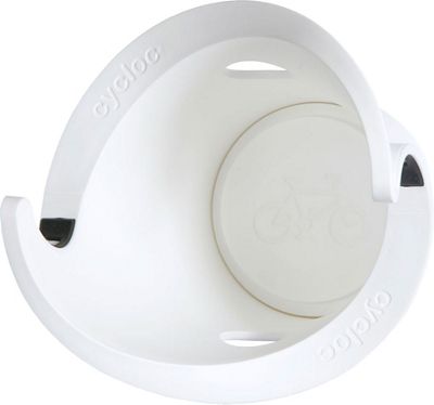 Cycloc Solo Wall Mounted Bike Holder - White, White