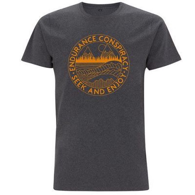 Endurance Conspiracy Seek & Enjoy T Shirt - Noir